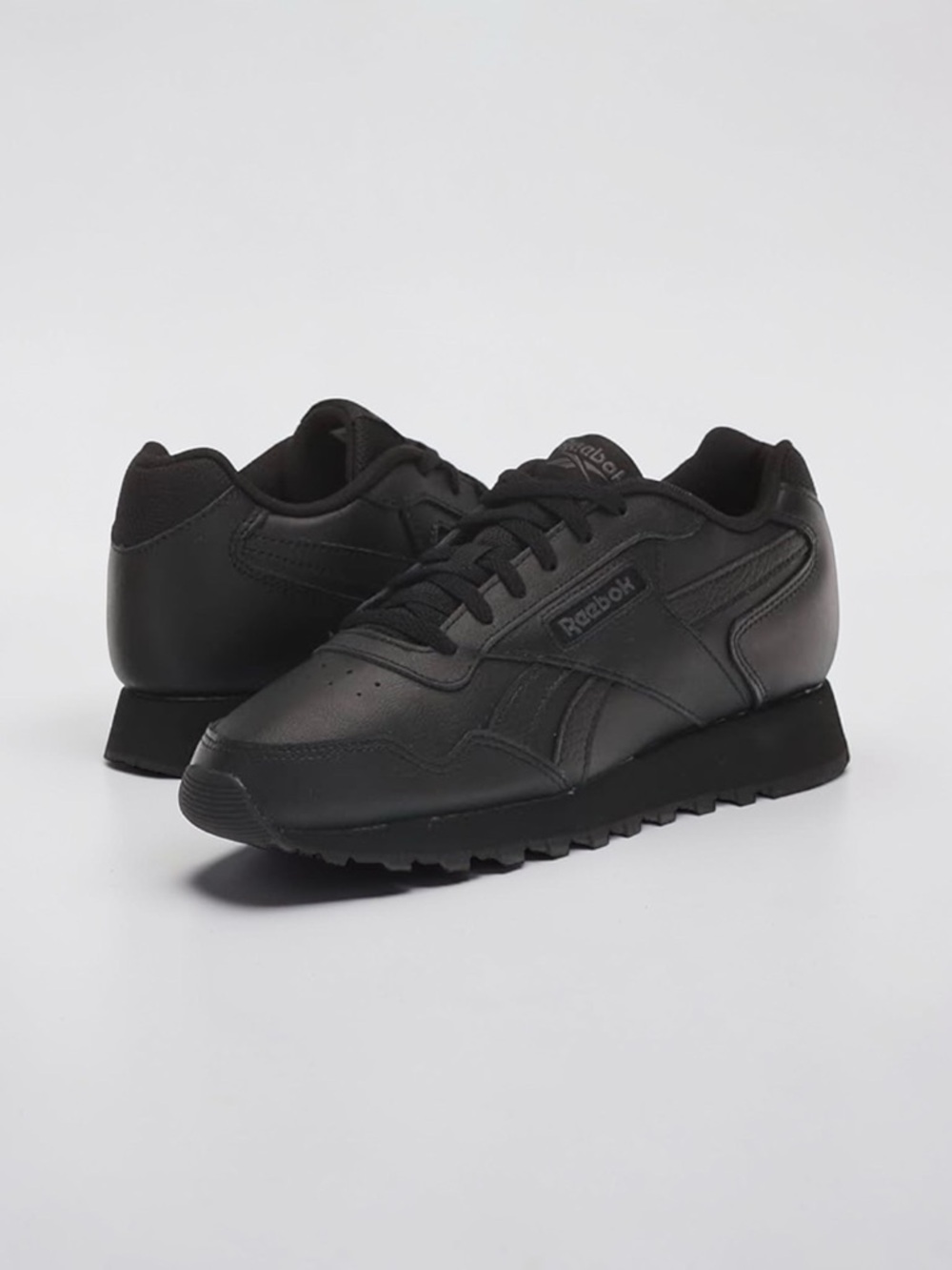 Reebok Glide Black Lace-Up Athletic Sneaker